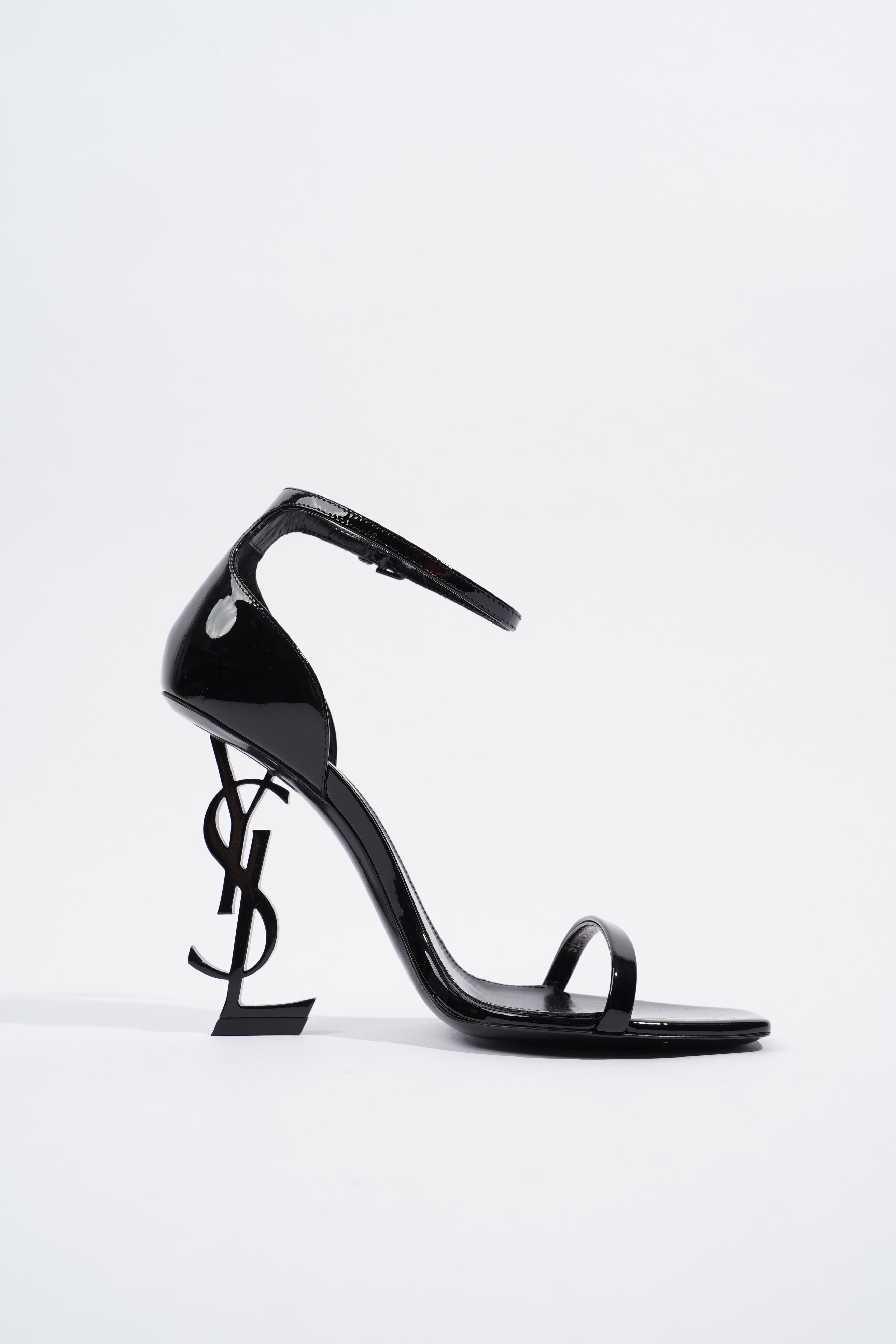 Saint Laurent Opyum 110 Black Patent Leather EU 37 UK 4