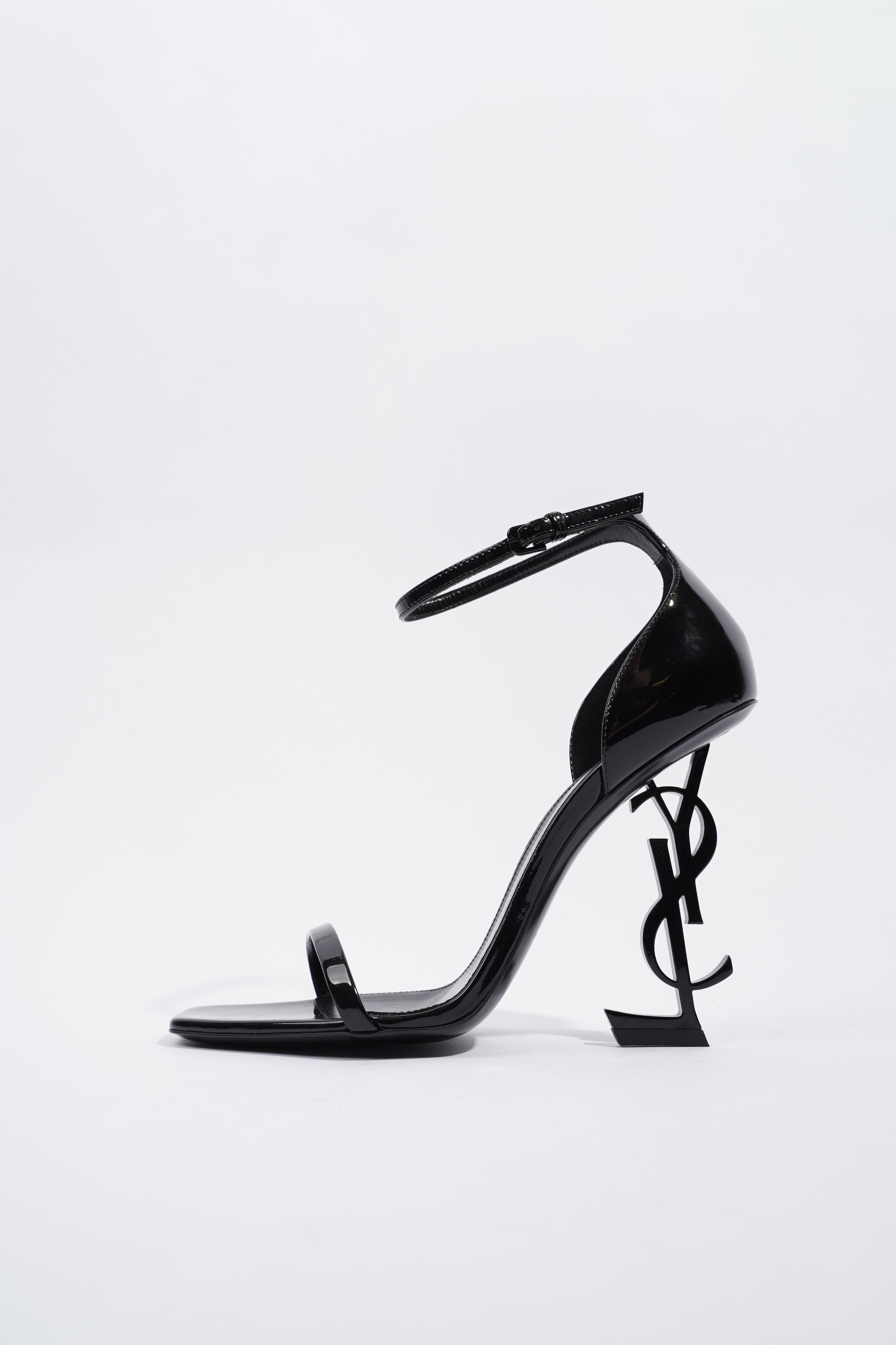 Saint Laurent Opyum 110 Black Patent Leather EU 37 UK 4