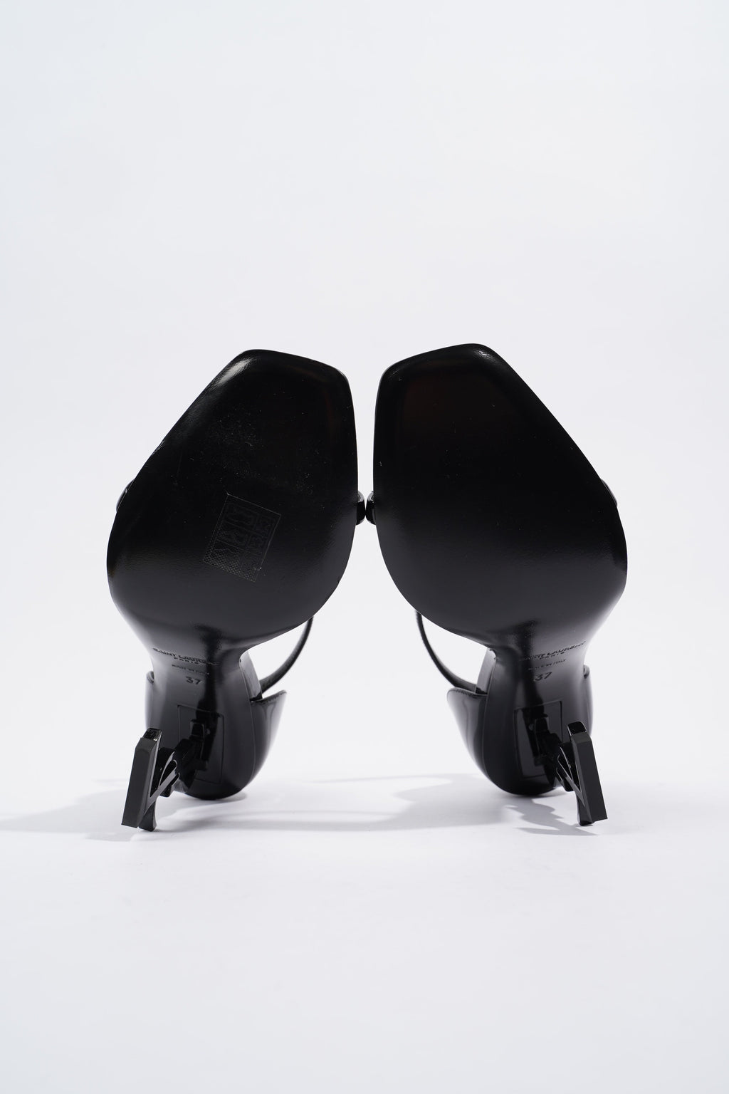 Saint Laurent Opyum 110 Black Patent Leather EU 37 UK 4