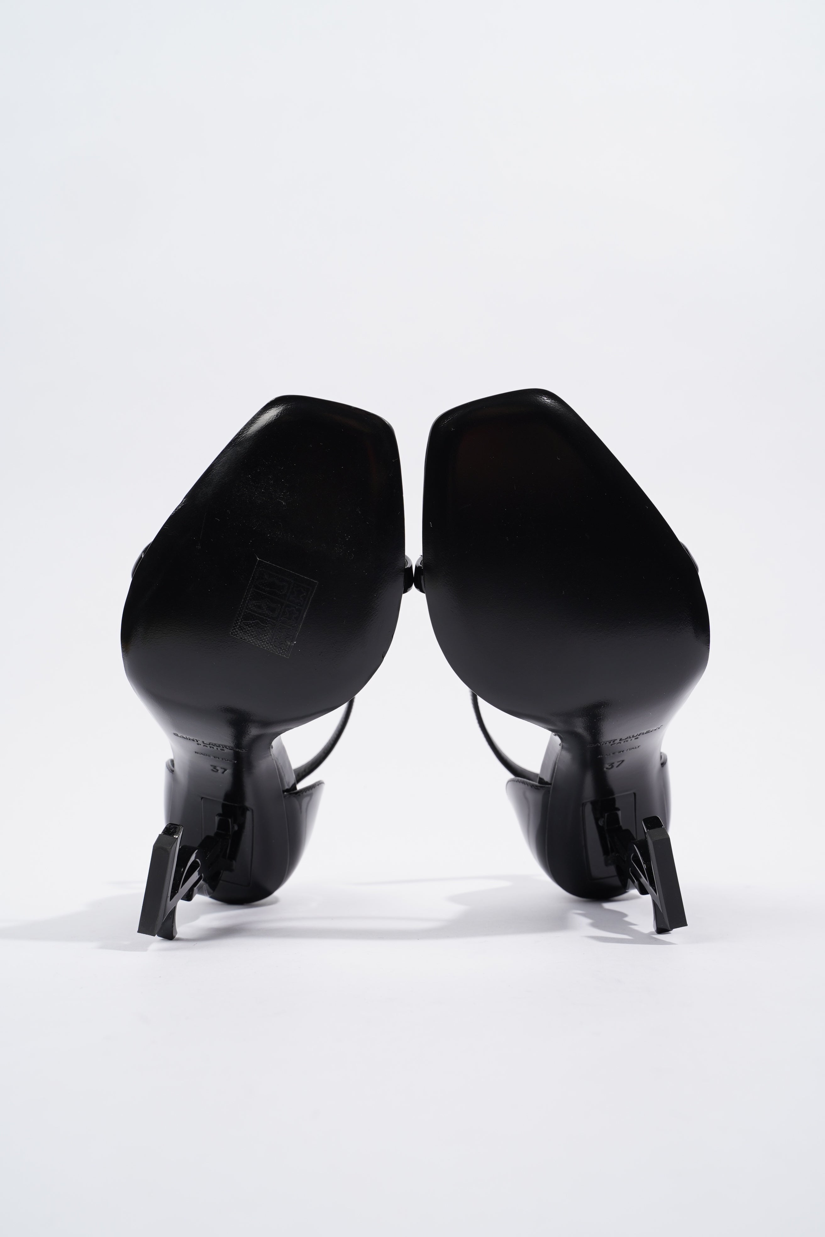 Saint Laurent Opyum 110 Black Patent Leather EU 37 UK 4