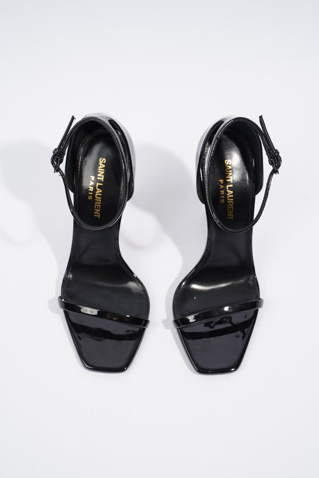 Saint Laurent Opyum 110 Black Patent Leather EU 37 UK 4