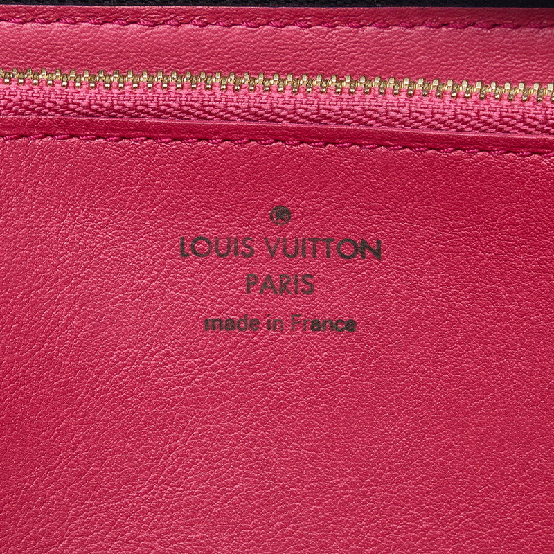 Louis Vuitton Portfolio Comet Roundfasner Long Wallet M63102 Black Leather  Louis Vuitton