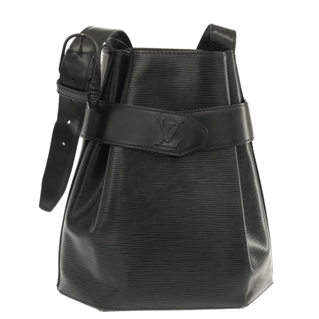 Louis Vuitton Black Leather Sac d'epaule shoulder bag