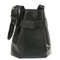 Louis Vuitton Black Leather Sac d'epaule shoulder bag