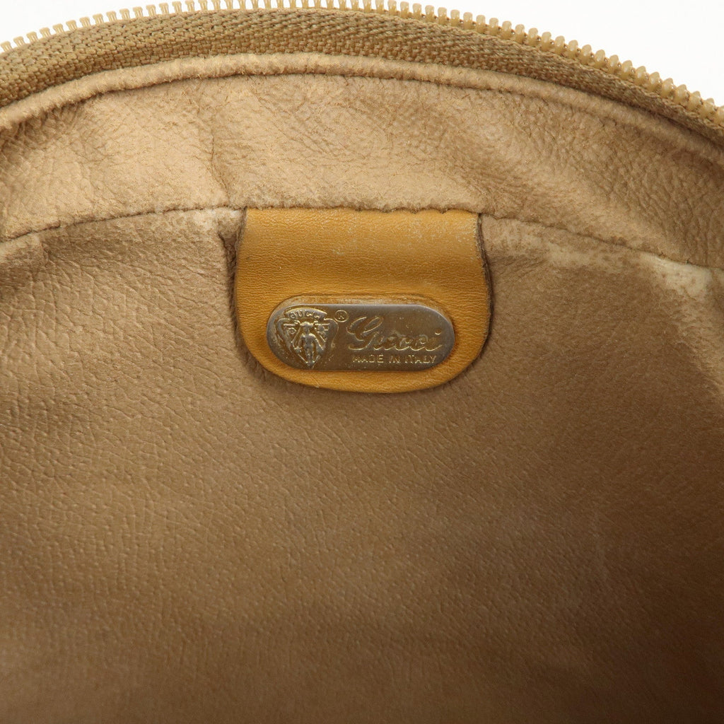 GUCCI Set of 3 Old Gucci Clutch Bag Brown Beige 014.14.0028