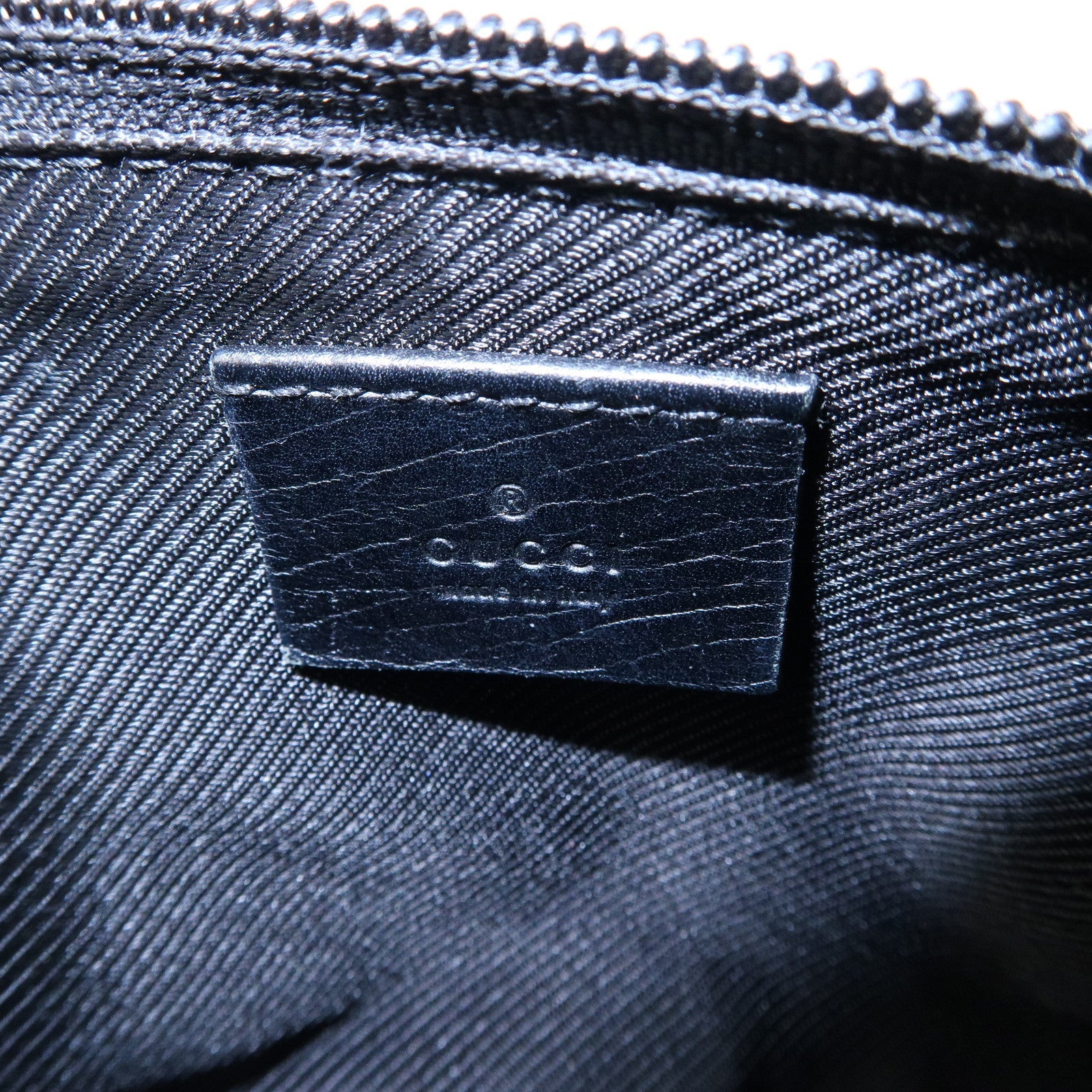 GUCCI Set of 2 Boat Bag GG Canvas Leather Pouch 07198 039.1103
