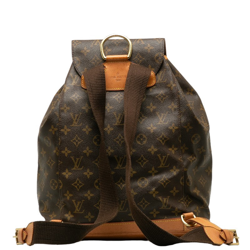 Louis Vuitton Monogram M51135  Daypack PVC/Leather Brown