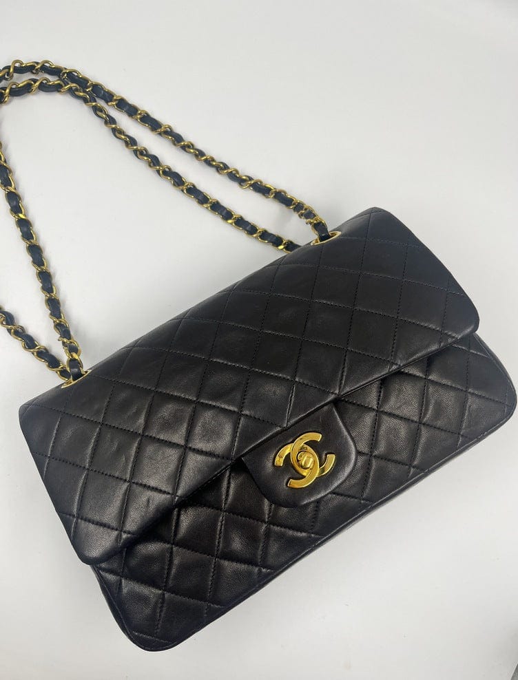 Chanel Classic Double Flap Bag with 24k gold plated hardware