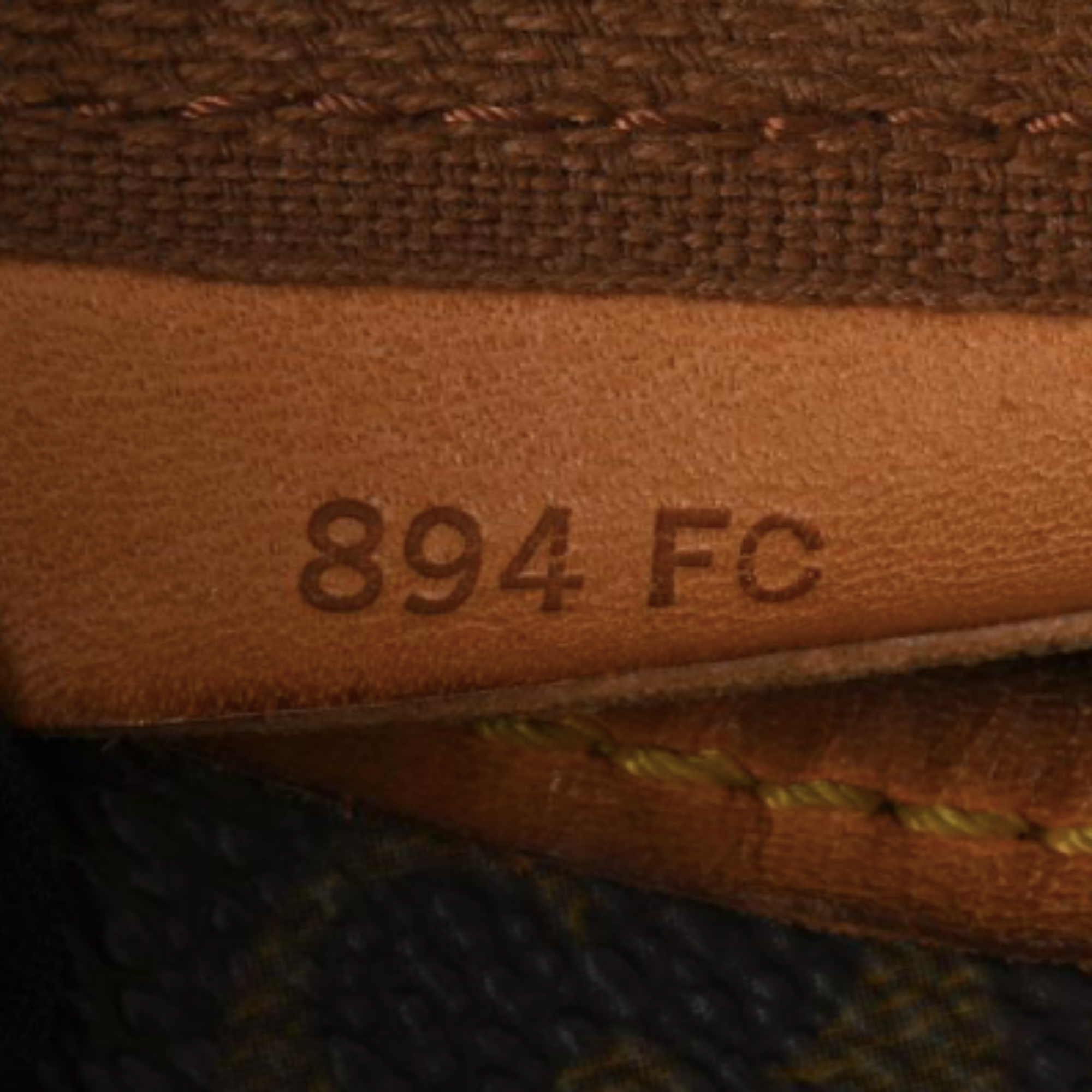 Louis Vuitton Brown Canvas Saumur 35 shoulder bag