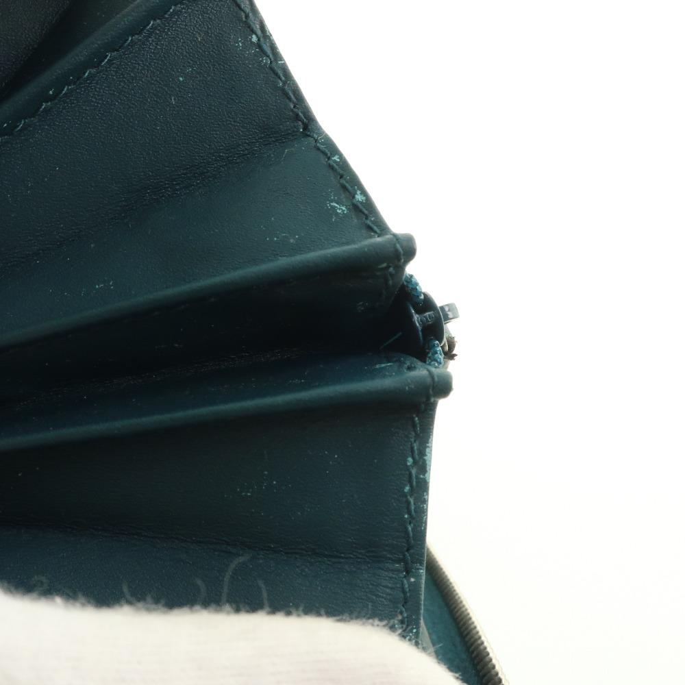 Gucci Blue Leather Zip around wallet accessories