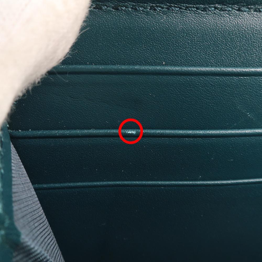 Gucci Blue Leather Zip around wallet accessories