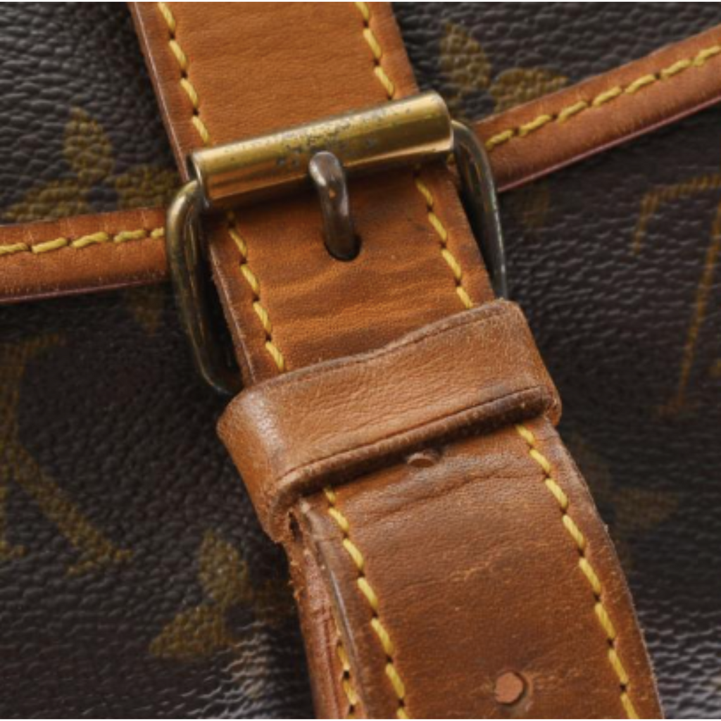 Louis Vuitton Brown Canvas Saumur 35 shoulder bag