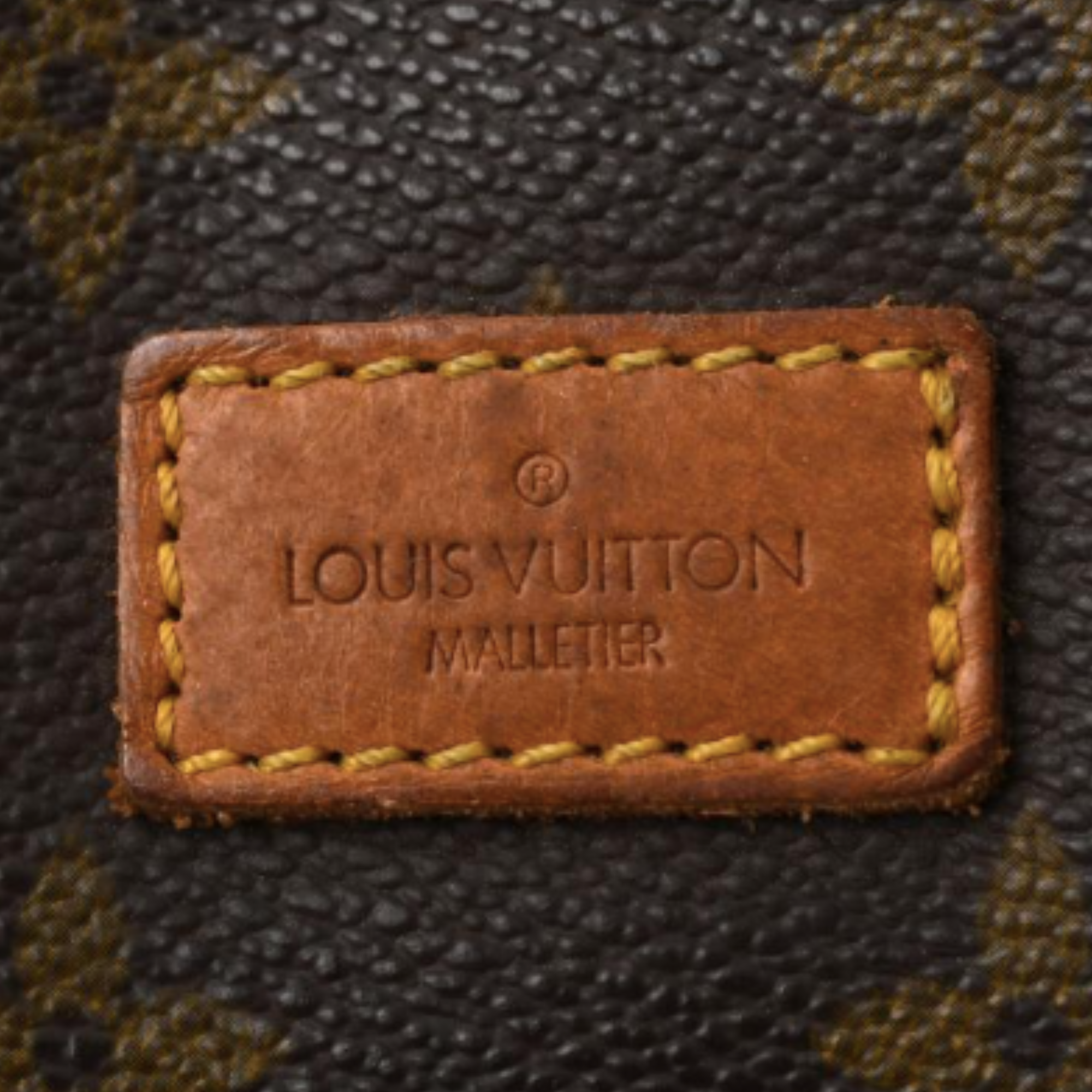 Louis Vuitton Brown Canvas Saumur 35 shoulder bag