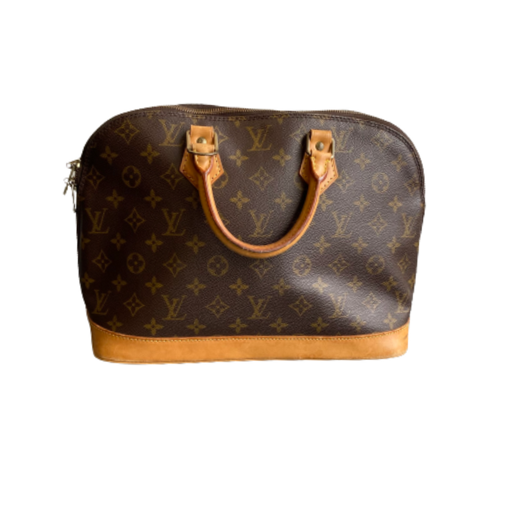 Louis Vuitton Brown Canvas Alma handbag bag