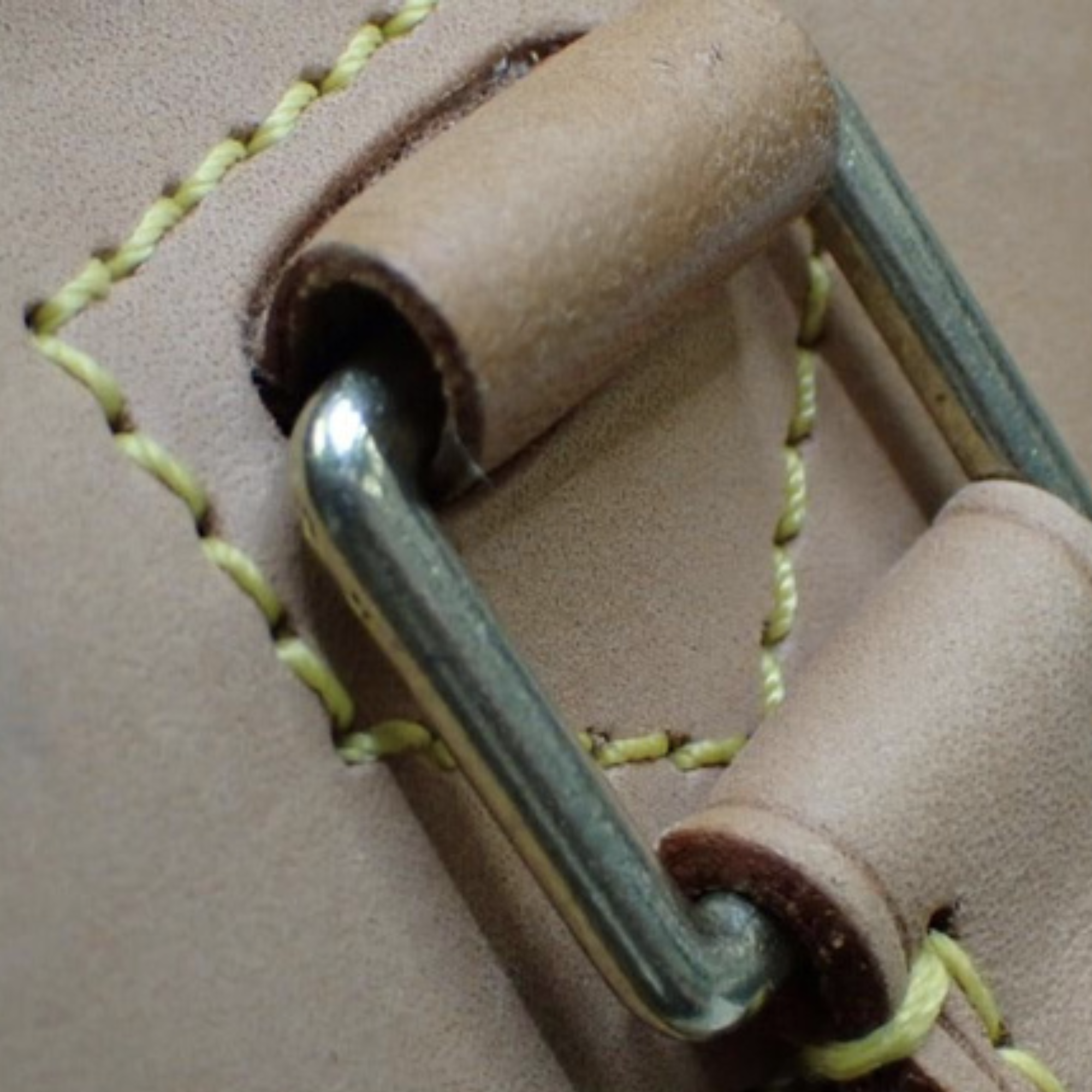 Louis Vuitton Brown Leather Deauville handbag bag