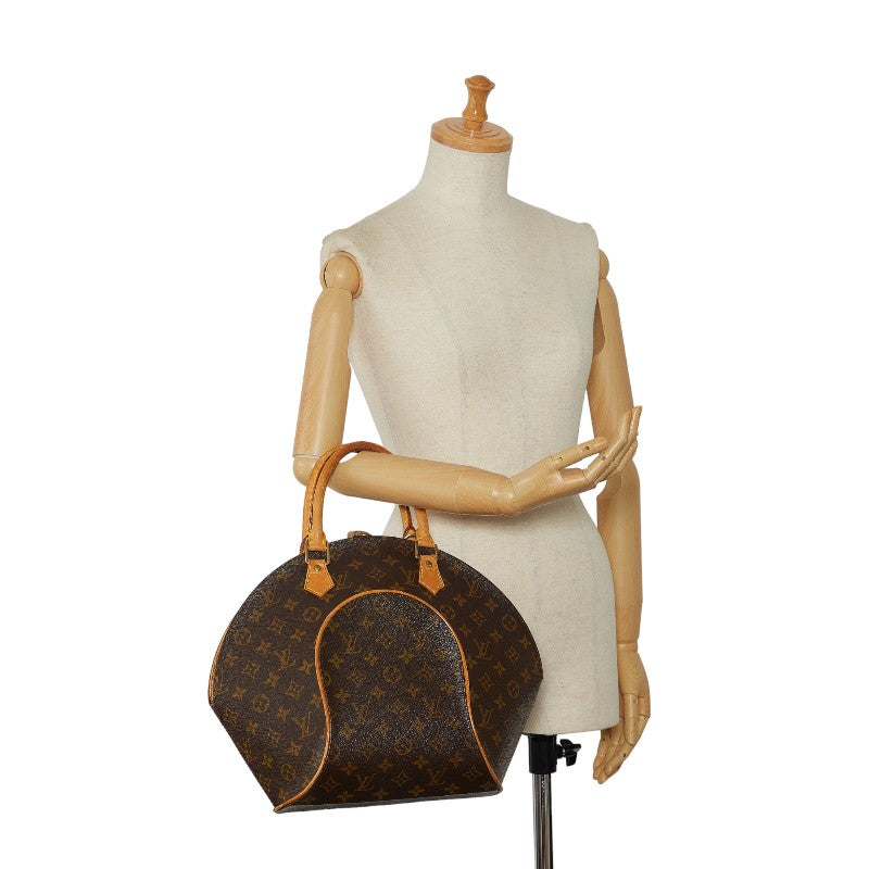 Louis Vuitton Monogram Ellipse MM Handbag 2WAY M51126 Brown PVC Leather  Louis Vuitton