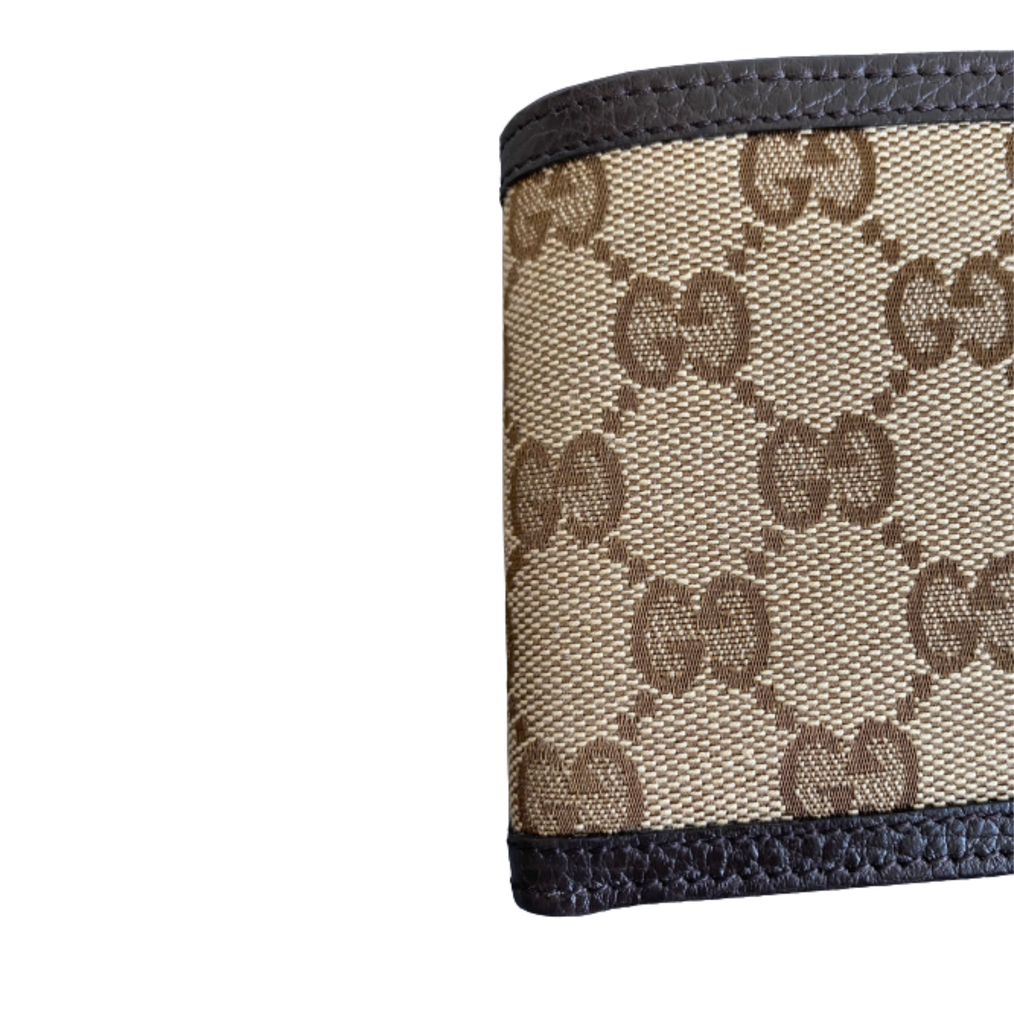 Gucci Brown Canvas  wallet accessories