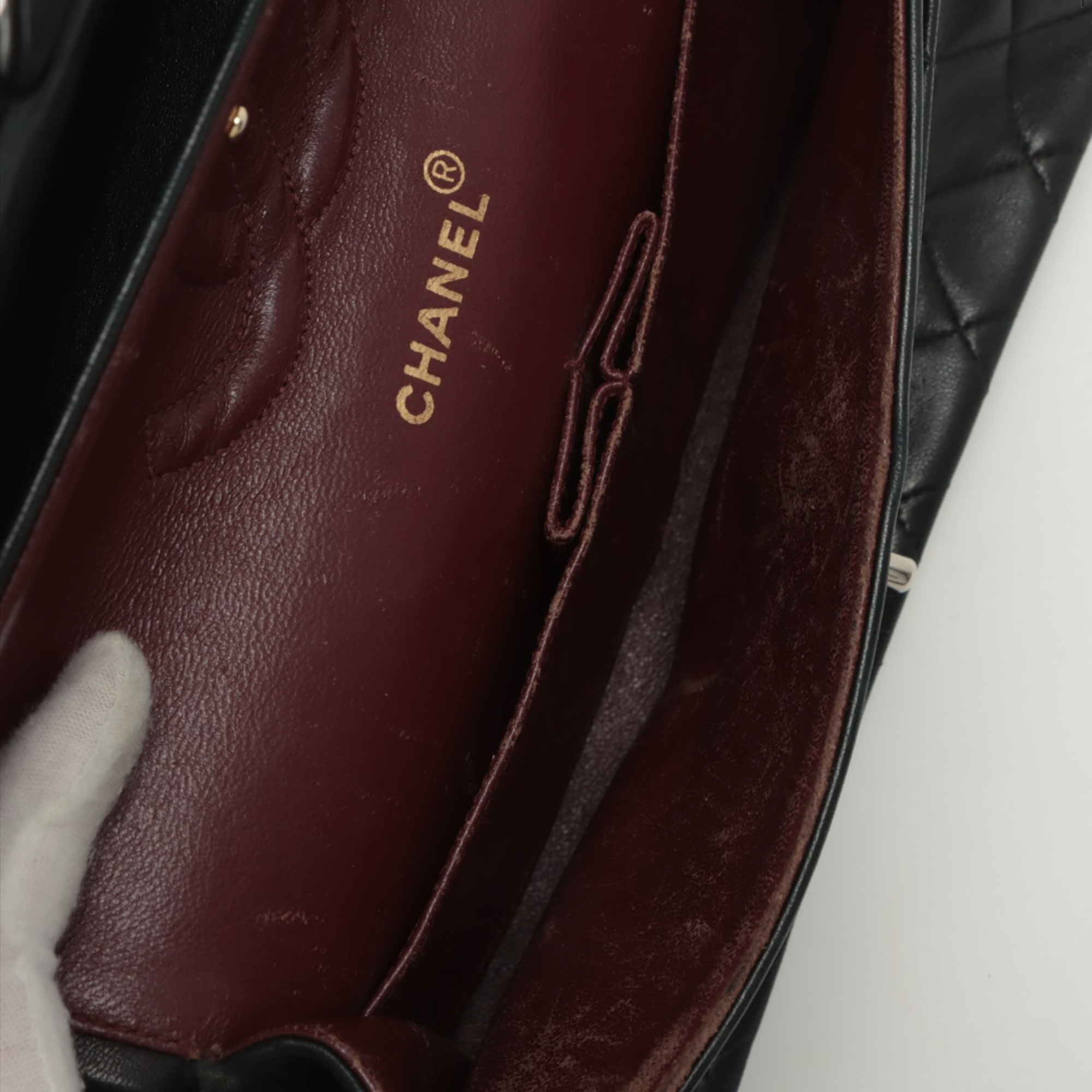 Chanel Black Leather Timeless shoulder bag