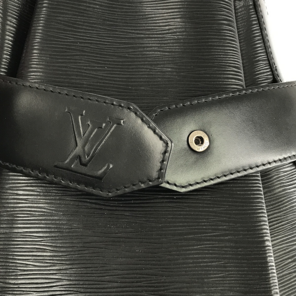 Louis Vuitton Black Leather Sac d'epaule shoulder bag