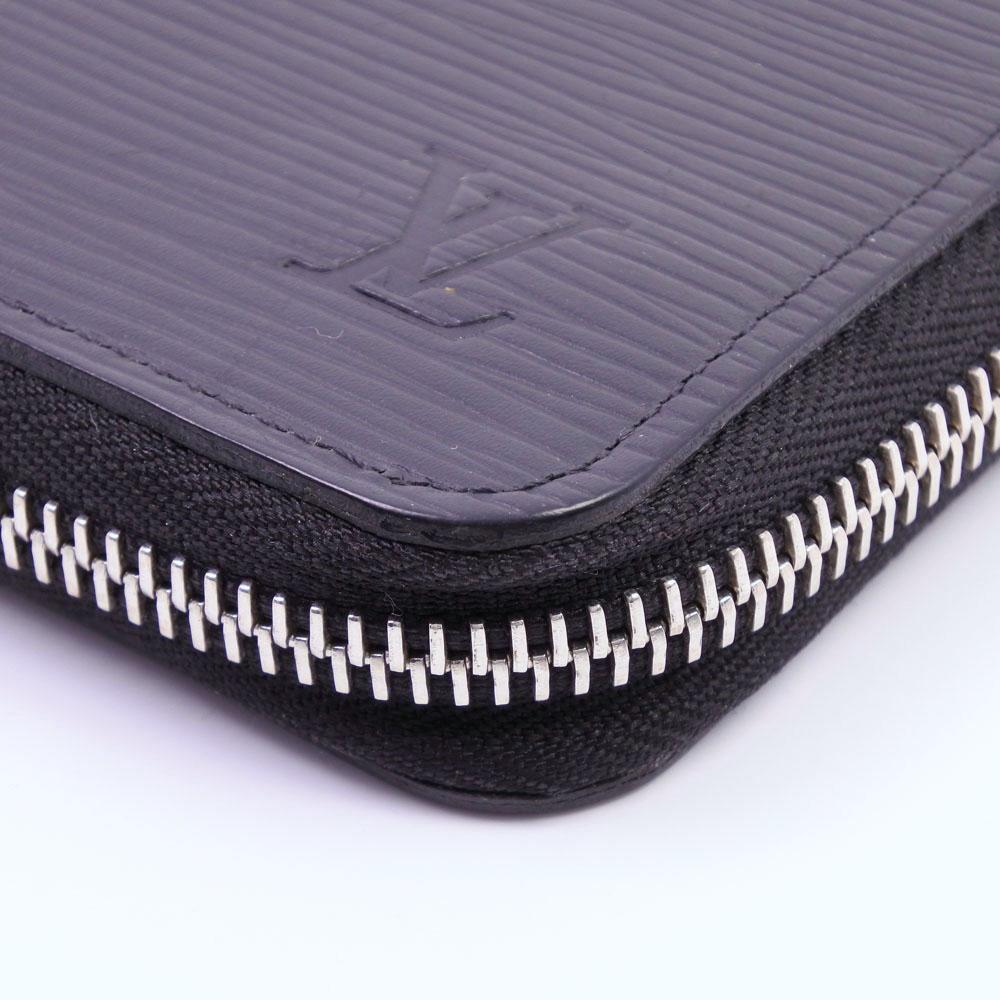Louis Vuitton Black Leather Zippy Wallet Vertical wallet accessories