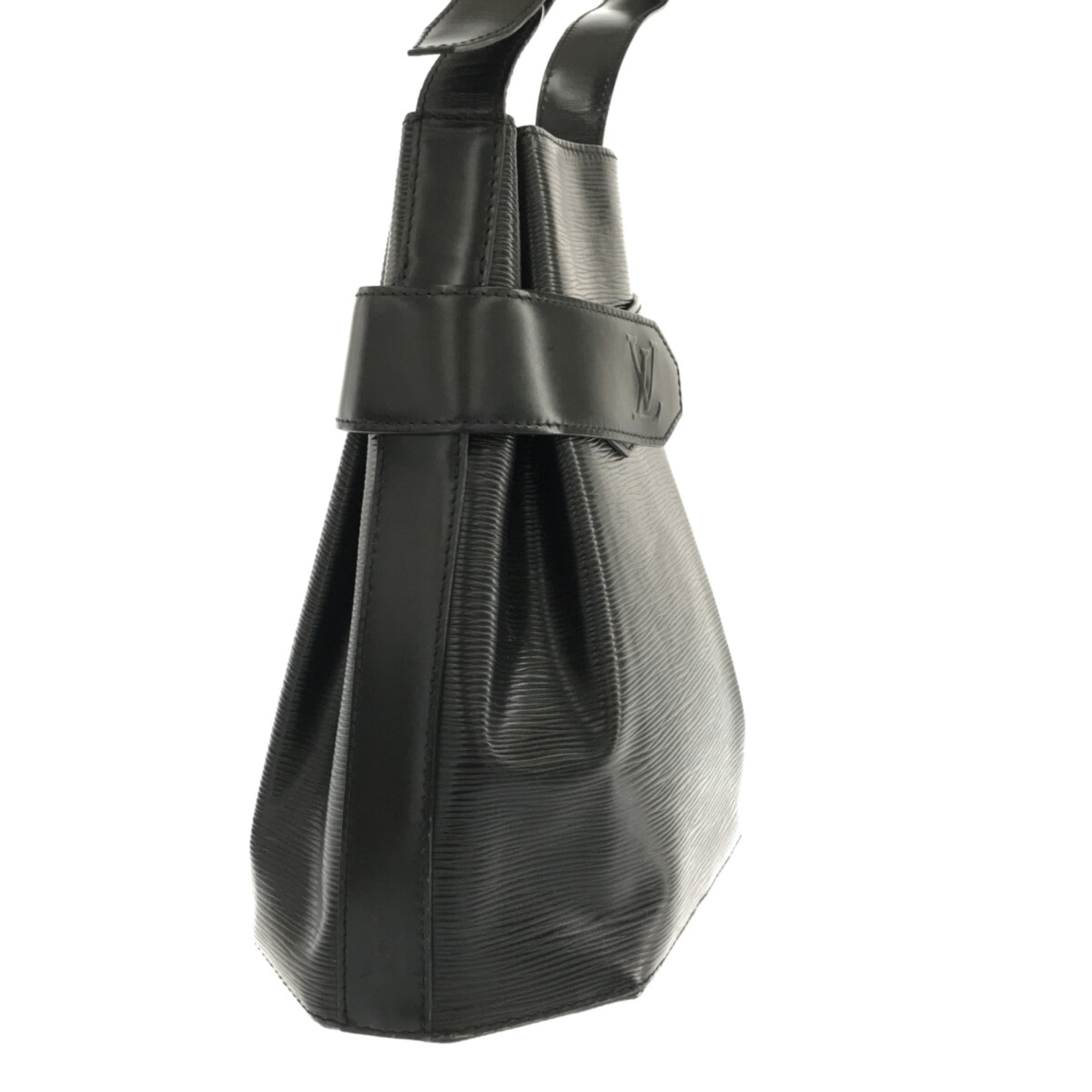 Louis Vuitton Black Leather Sac d'epaule shoulder bag