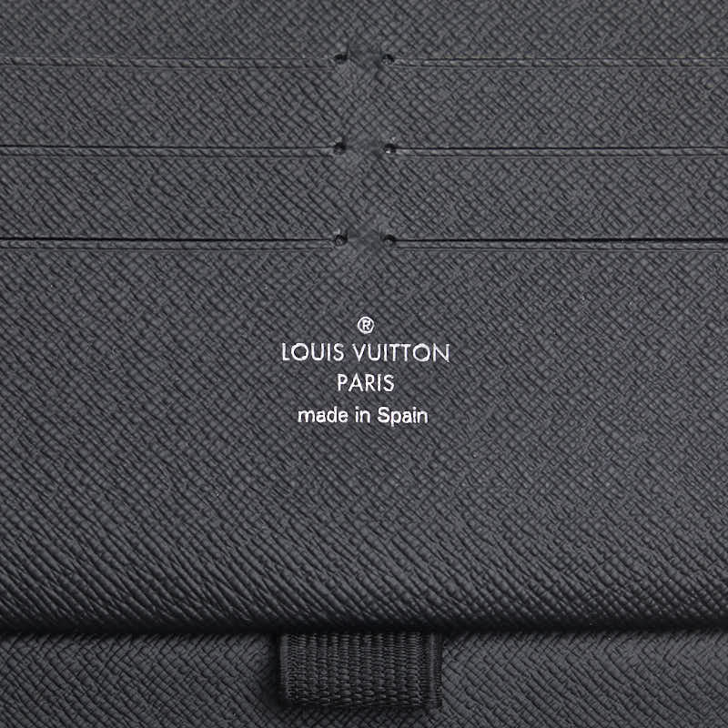 Louis Vuitton Epic Zippie Organizer Round  Long Wallet M63852 Noir Black Leather  Louis Vuitton