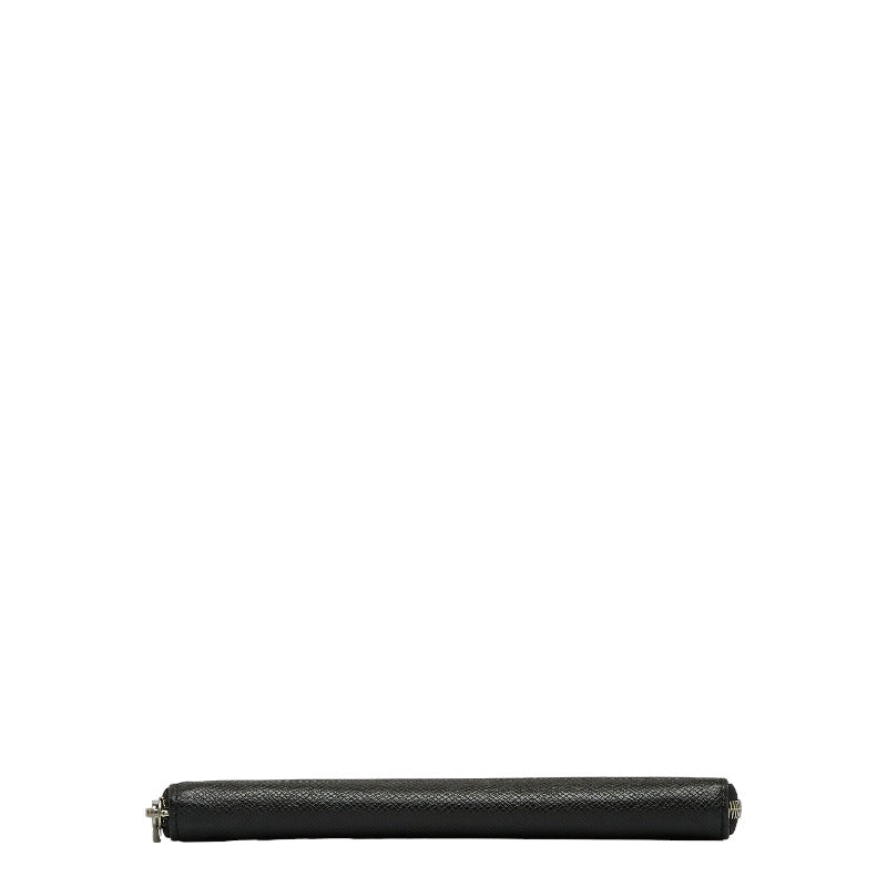Louis Vuitton Tiger Zippy Wallet Vertical Roundfassner Long Wallet M32822 Old Black Leather Ladies Louis Vuitton