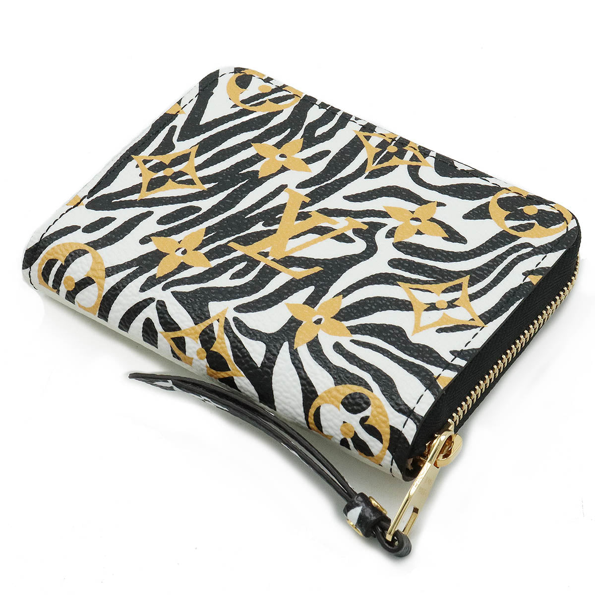 Louis Vuitton Louis Vuitton Monogram Jungle Zippy Coinpass Round Fassner Coincase Ivory M67879