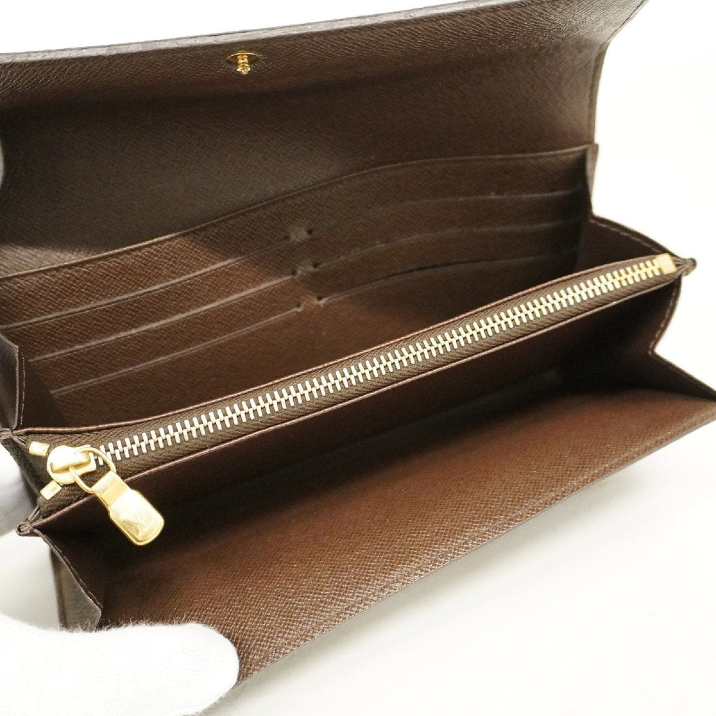 Louis Vuitton Long Wallet Damier Portomone Credit N61724
