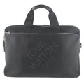 Louis Vuitton Black Canvas Associe briefcase bag