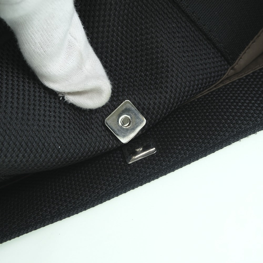 Louis Vuitton Black Canvas Associe briefcase bag