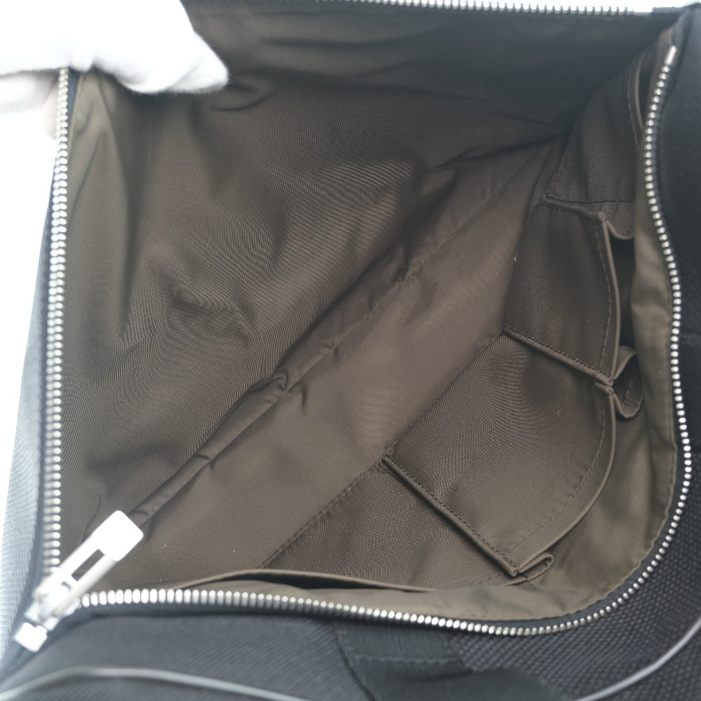 Louis Vuitton Black Canvas Associe briefcase bag
