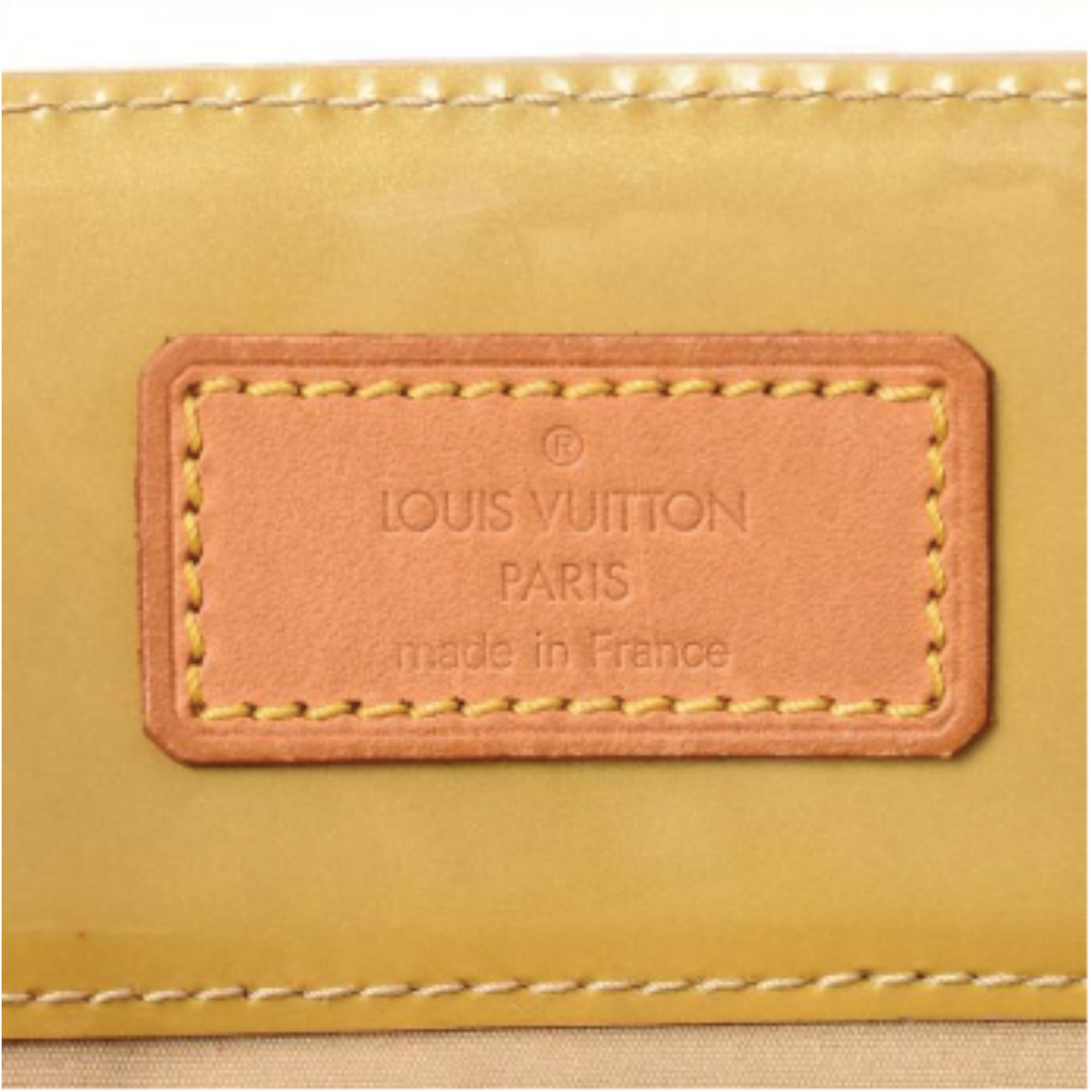 Louis Vuitton Beige Patent leather Reade handbag bag