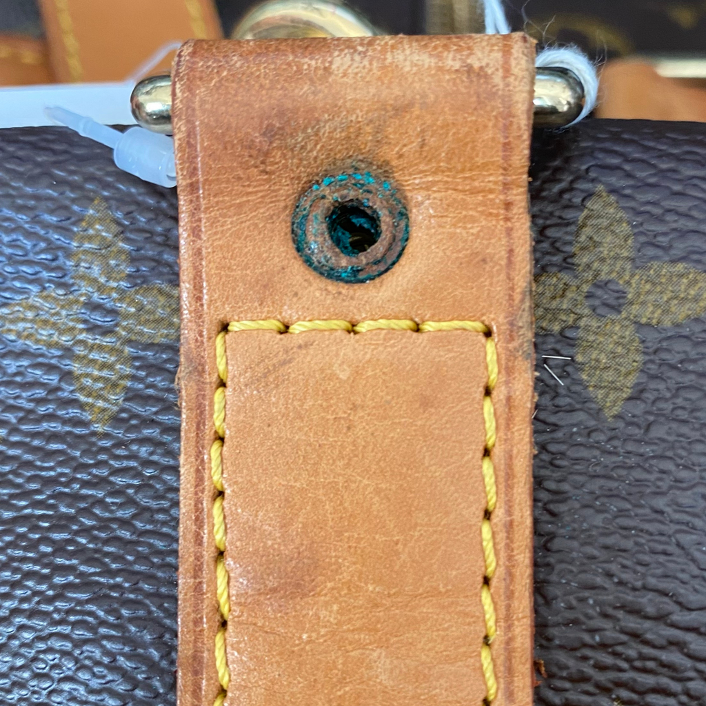 Louis Vuitton Brown Canvas Keepall Bandouli√®re 55 handbag bag