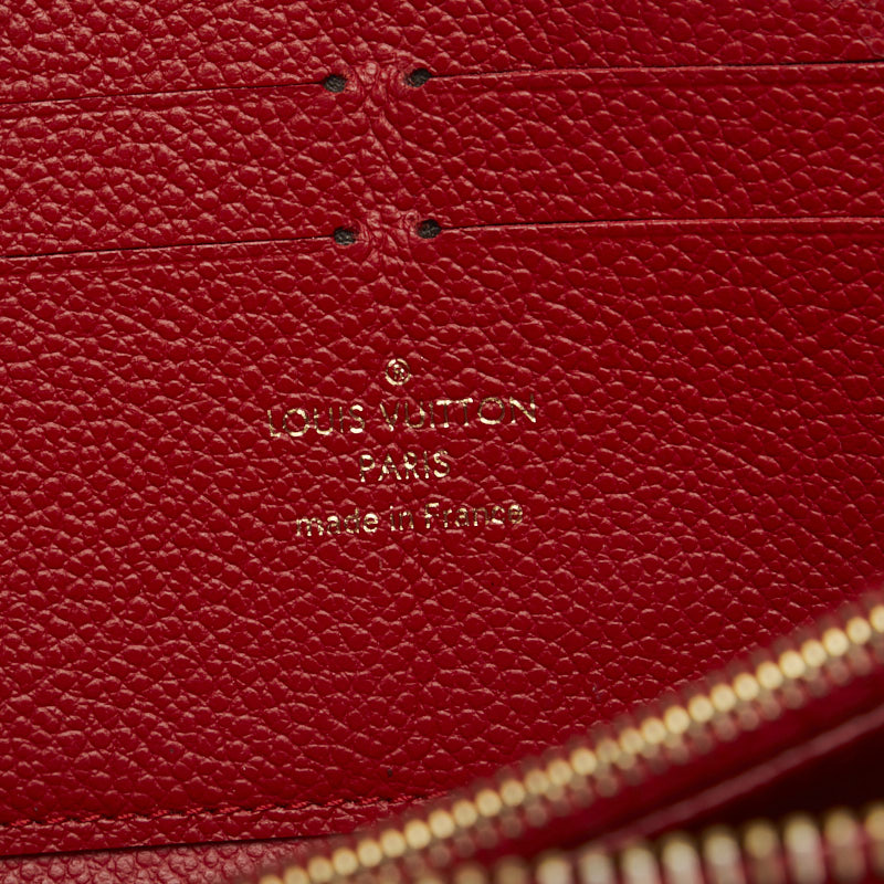 Louis Vuitton Monograms Portfolio Clementine Roundfassner Long Wallet M60169 Red Leather Ladies Louis Vuitton (London)