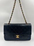 Chanel Classic Double Flap Bag with 24k gold plated hardware