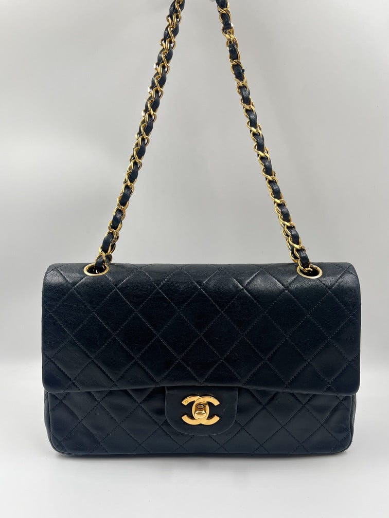 Chanel Classic Double Flap Bag with 24k gold plated hardware
