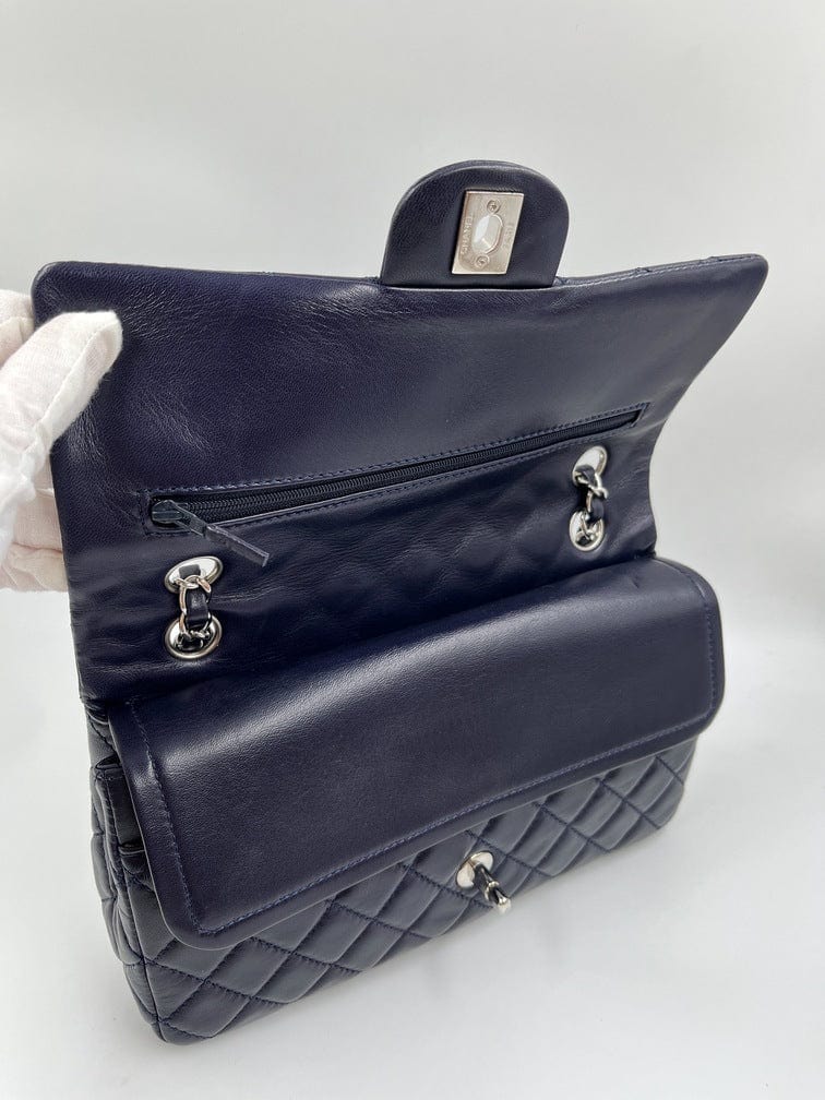 Blue Chanel Classic Double Flap Bag