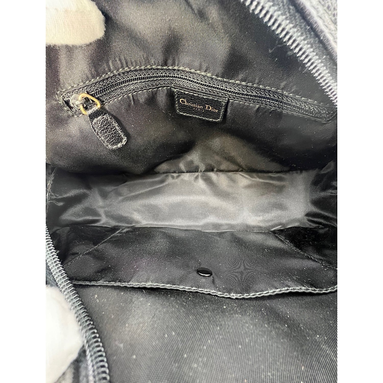 Christian Dior Vintage Double Saddle Mini Bowler Bag