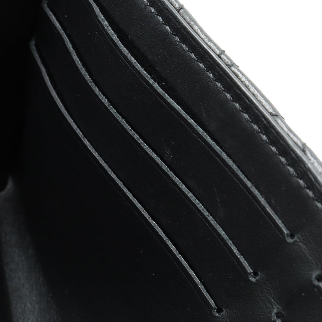 Louis Vuitton Louis Vuitton Portfolio Capsicum Flower  Two Folded Wallet Ramsin Leather Noir Black M68590