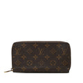 Louis Vuitton Monogram Jeep Wallet Round  Long Wallet M41895 Brown Fushai PVC Leather Ladies Louis Vuitton