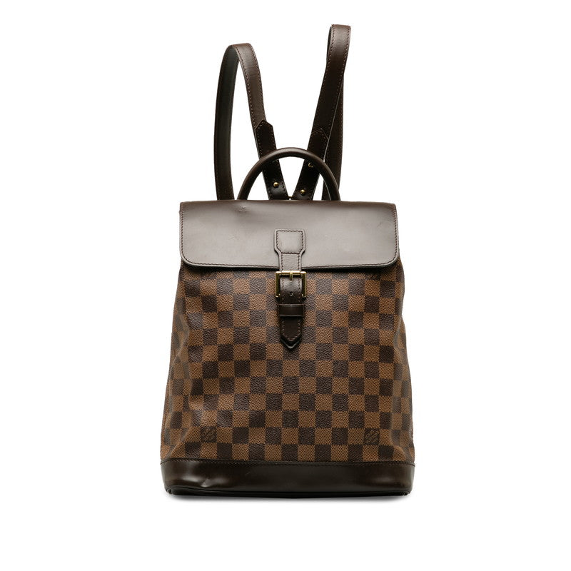 Louis Vuitton Louis Vuitton Damière N51132  Daypack PVC/Leather Brown