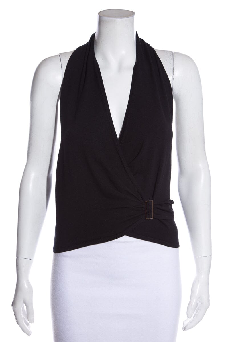 Gucci Black Halter Top SZ M