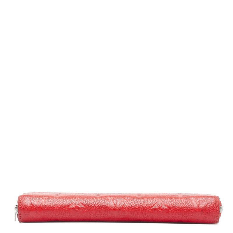 Louis Vuitton Monogram Amplant Jeep Wallet Long Wallet M61865 Triple Red Carfather  Louis Vuitton