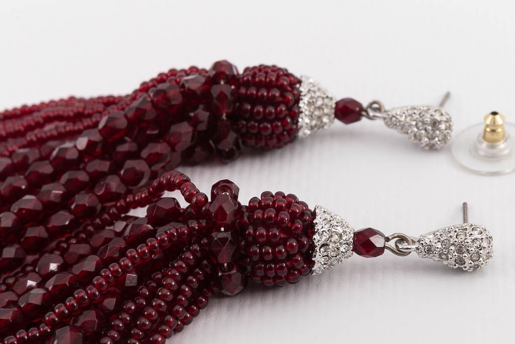 Boucles d'oreilles de perles Dior (Attribuées à)