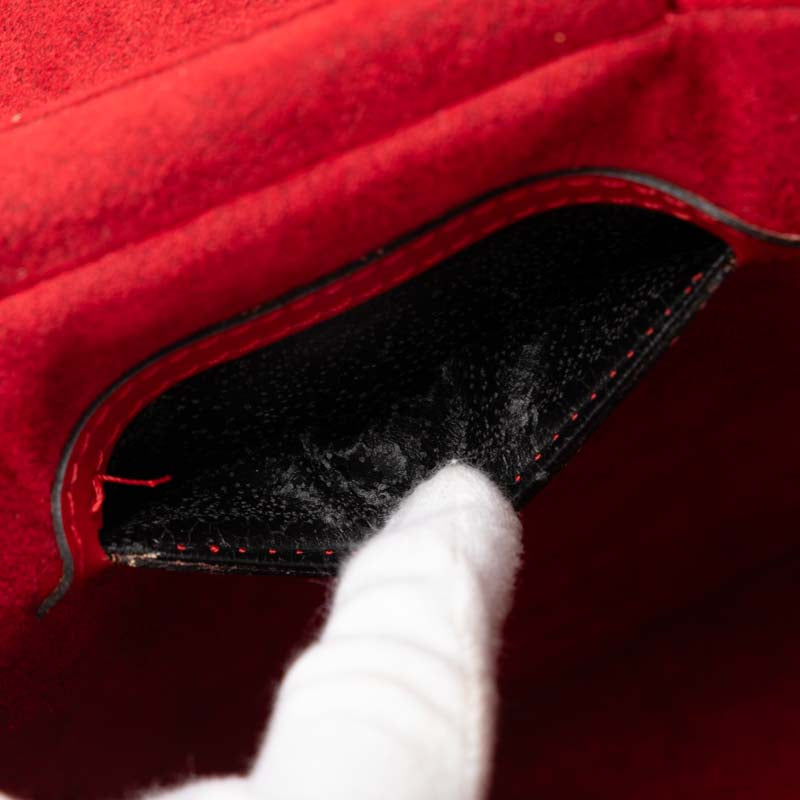 Louis Vuitton Epic Canyon Handbags Vanity Bag M48037 Castilian Red Leather Ladies Louis Vuitton