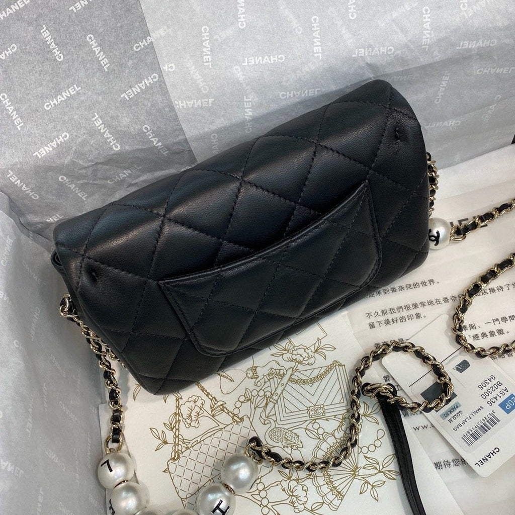 Chanel Mini Flap Bag Black Lambskin