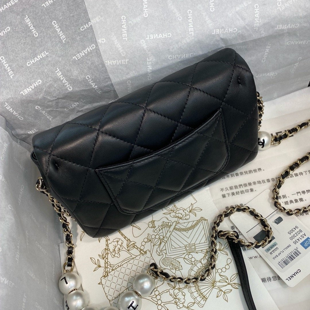 Chanel Mini Flap Bag Black Lambskin