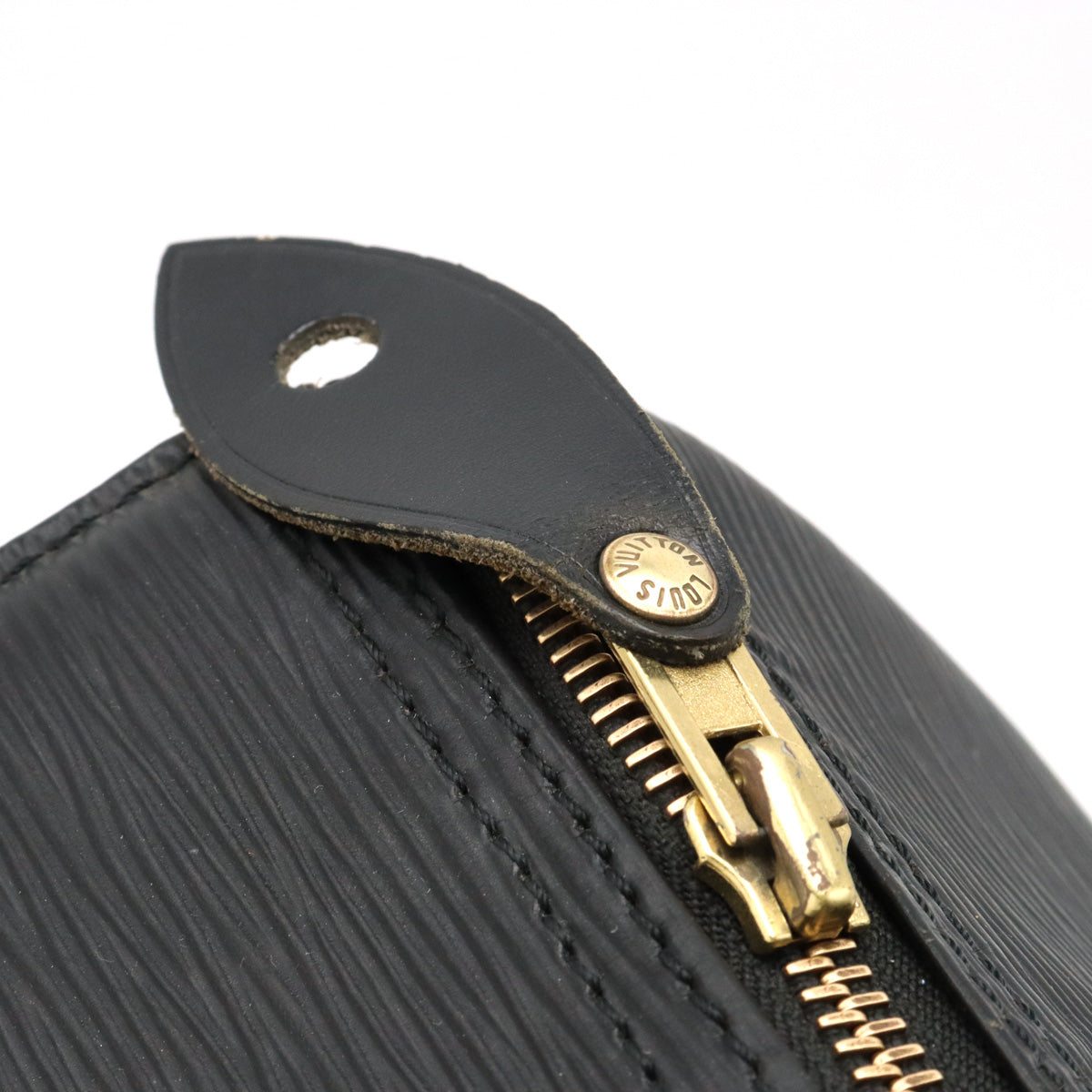 Louis Vuitton Louis Vuitton Epic Speed 30 Boston Bag Black Black Black Gold  M43002