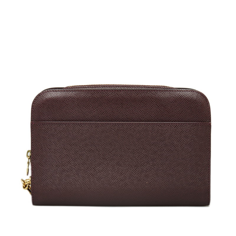 Louis Vuitton Tiger Second Bag M30186 Acajou Bordeaux Leather Men Louis Vuitton
